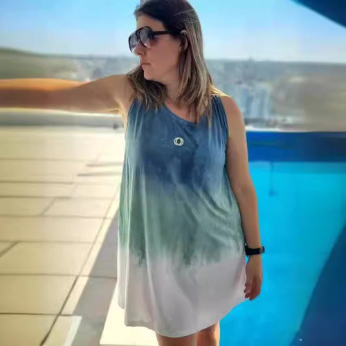Damen ärmelloses Sommerkleid Drune