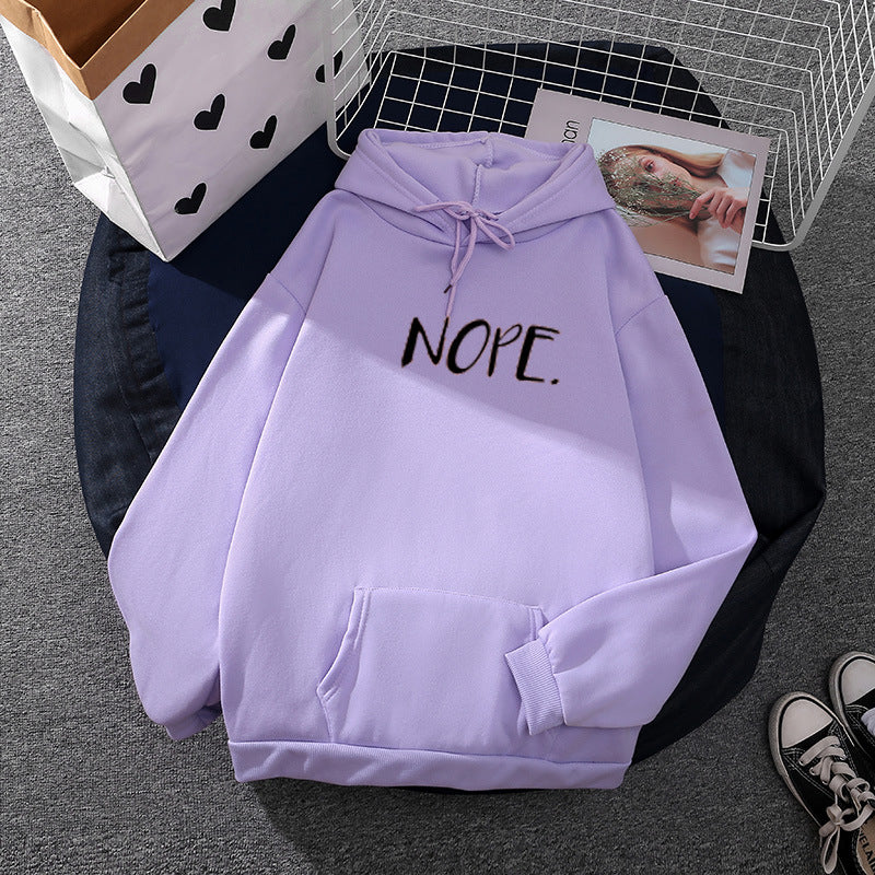 Damen Kapuzenpullover mit witzigem Schriftzug Drune