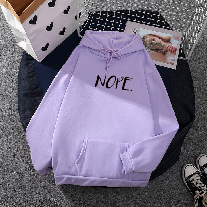 Damen Kapuzenpullover mit witzigem Schriftzug Drune
