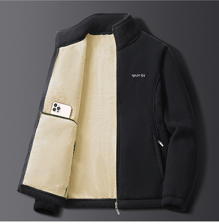 Herren Fleecejacke mit kuscheligem Innenfutter Drune