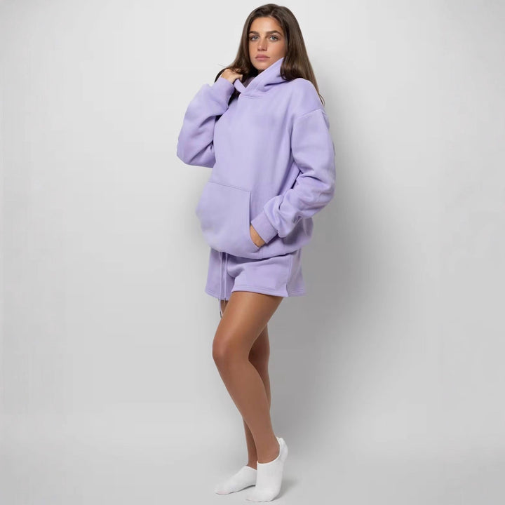 Damen Sportliche Sweatshorts mit elastischem Bund Drune
