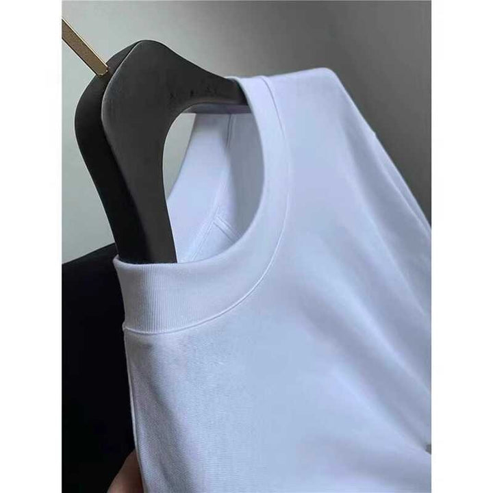 Damen lässiges Langarmshirt mit hochgeschlossenem Stehkragen Drune