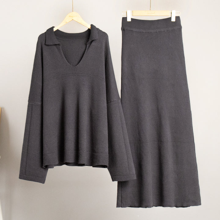 Damen Weicher Strickpullover mit modernem Lochmuster Drune