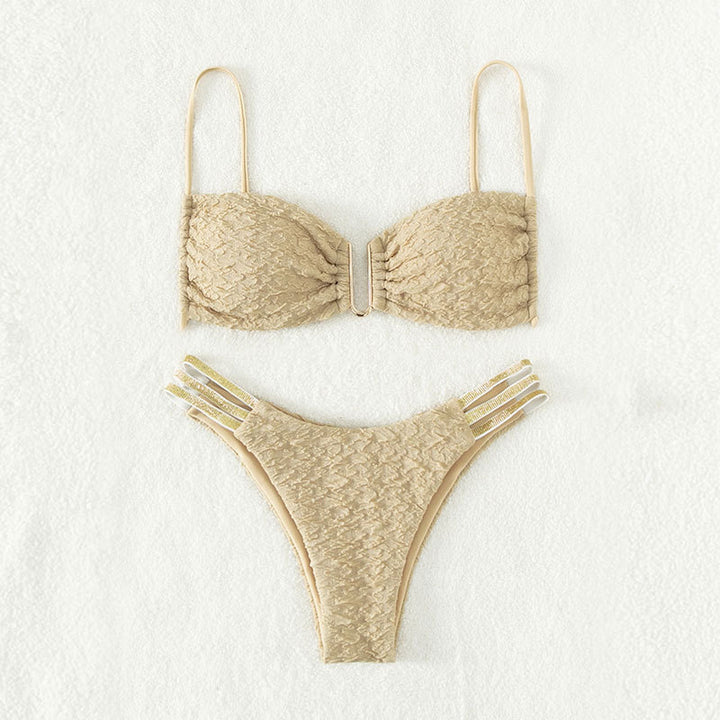 Damen Push-Up Bikini-Set mit elegantem eingearbeiteten Detail Drune