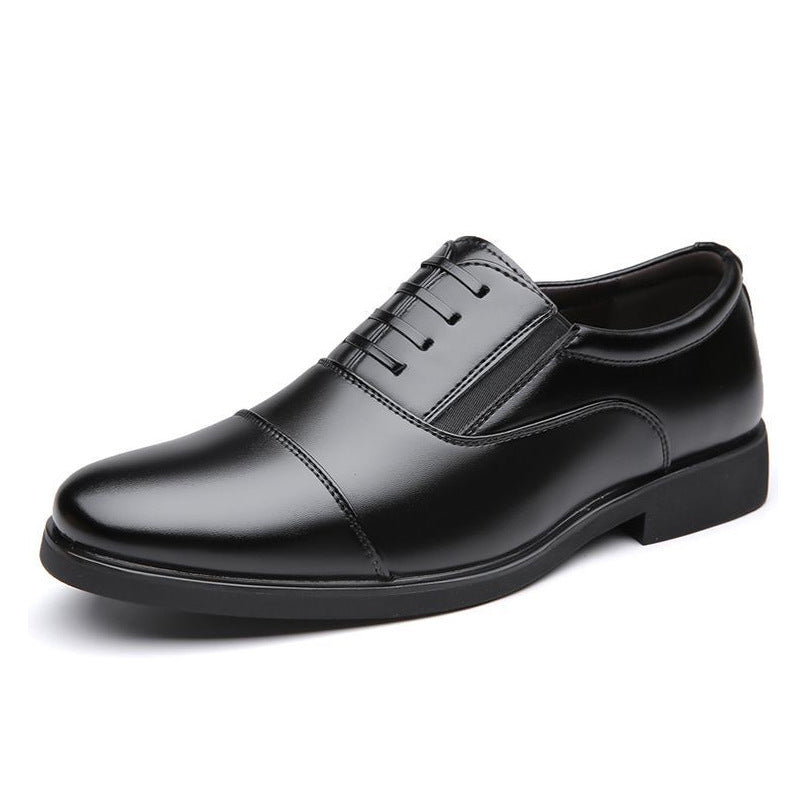Herren Klassische Schnürschuhe aus geschmeidigem Leder mit verstärkter Sohle Drune