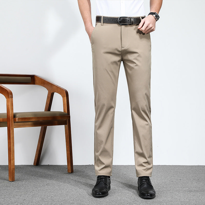 Herren elegante Business-Hose mit schmalem Schnitt und dehnbarem Material Drune