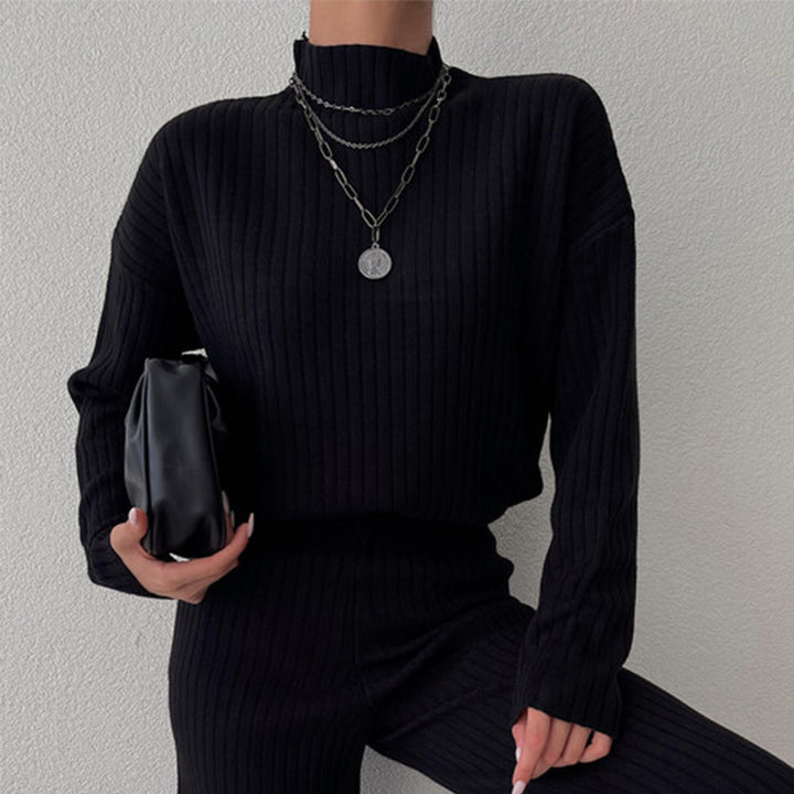 Damen grob strukturierter Oversized Pullover Drune