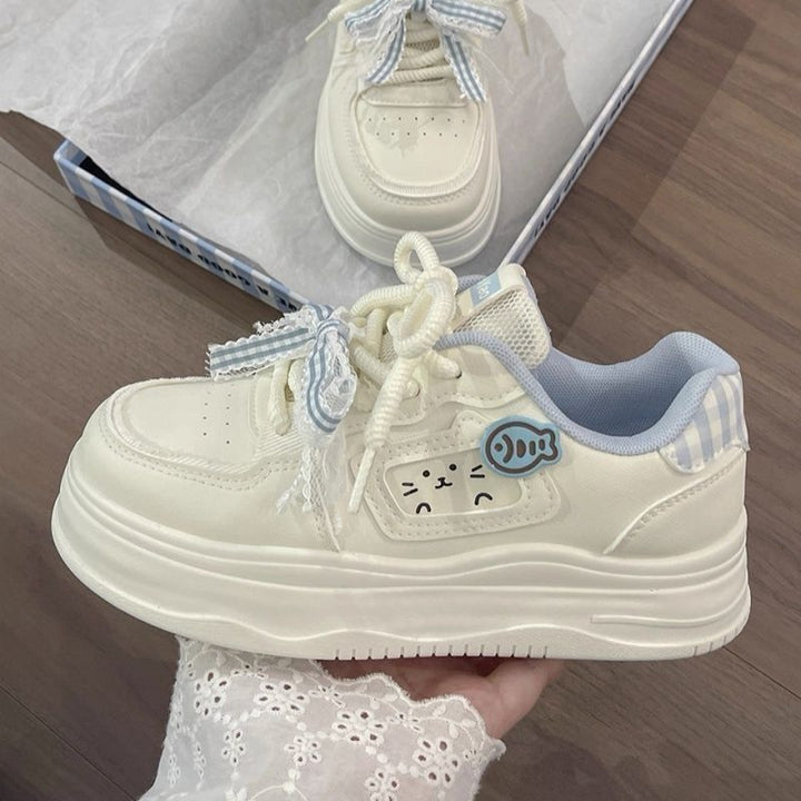 Damen Sneakers mit verspieltem Tiermotiv und komfortabler Sohle Drune