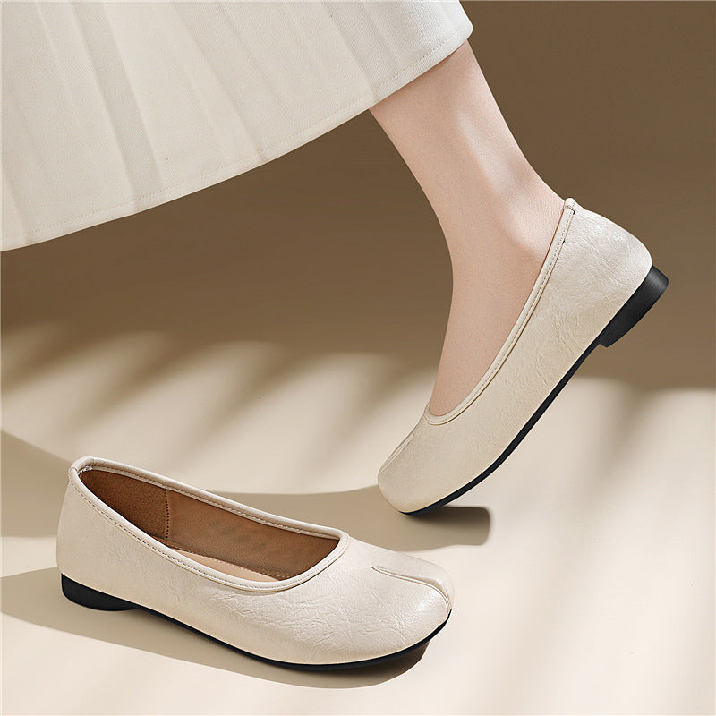 Damen Elegante und bequeme Ballerinas mit flexiblem Fußbett Drune
