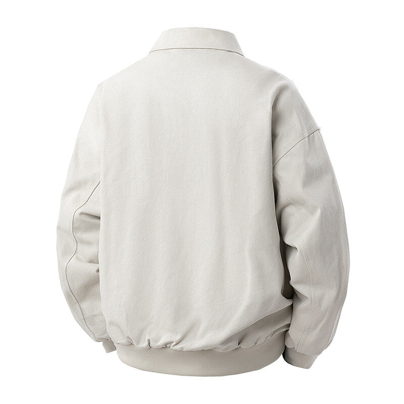 Damen modische Übergangsjacke mit elastischen Bündchen und praktischen Taschen Drune