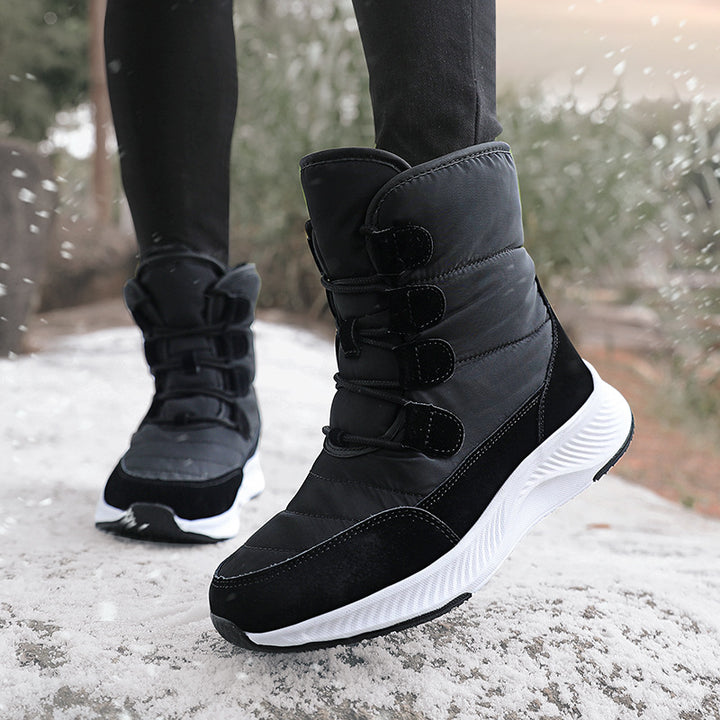 Damen Winterstiefel mit rutschfester Sohle und isolierender Fütterung Drune