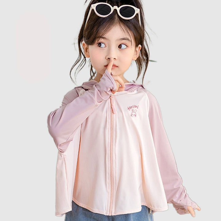 Kinder UV-Schutzjacke mit Kapuze und atmungsaktiven Eigenschaften Drune