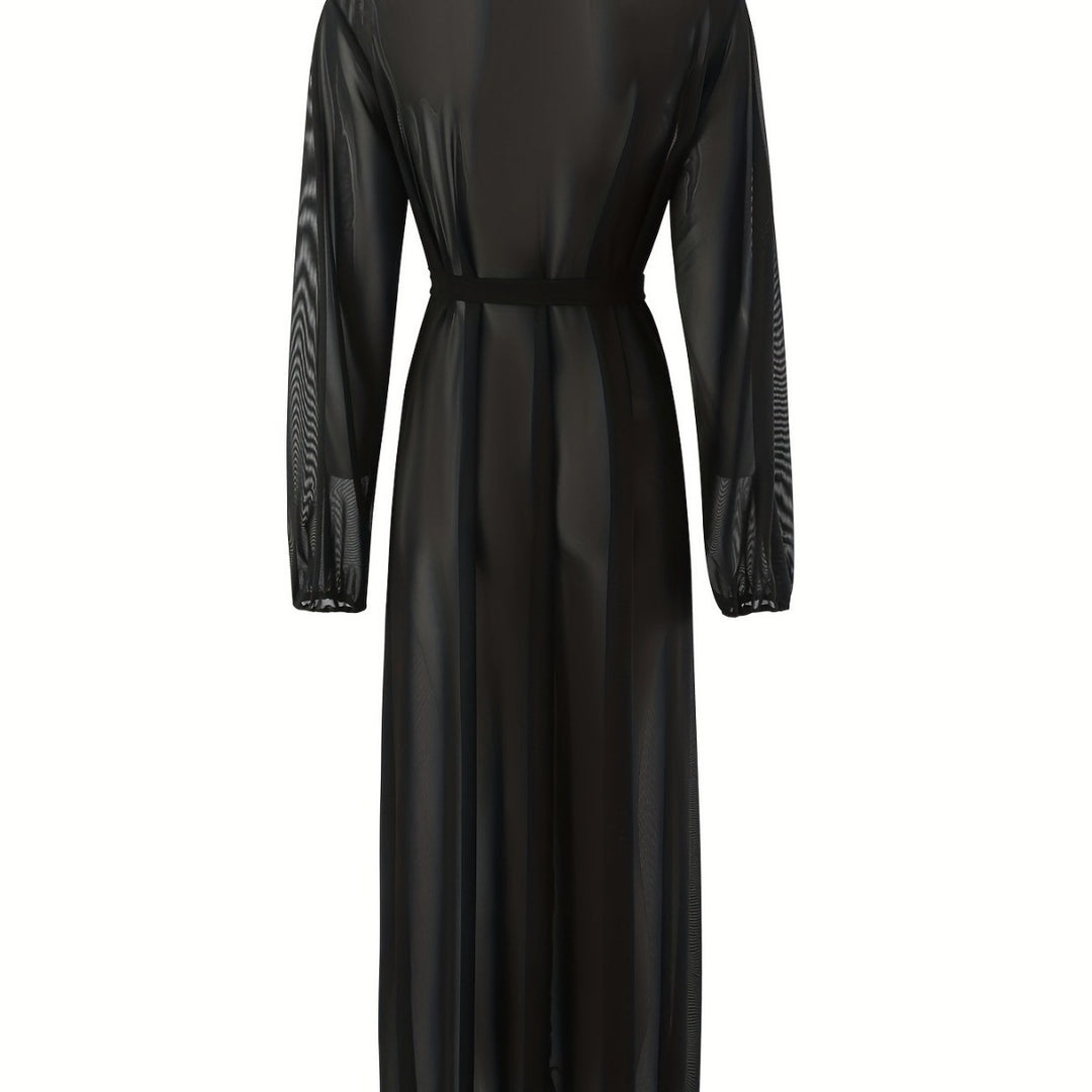 Damen Transparenter Maxikleid Drune