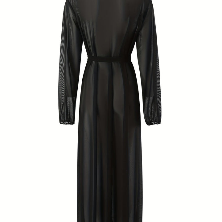 Damen Transparenter Maxikleid Drune