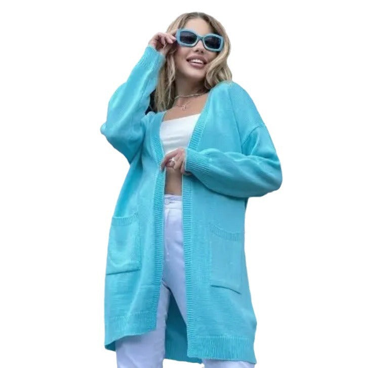 Damen Langstrickjacke Drune