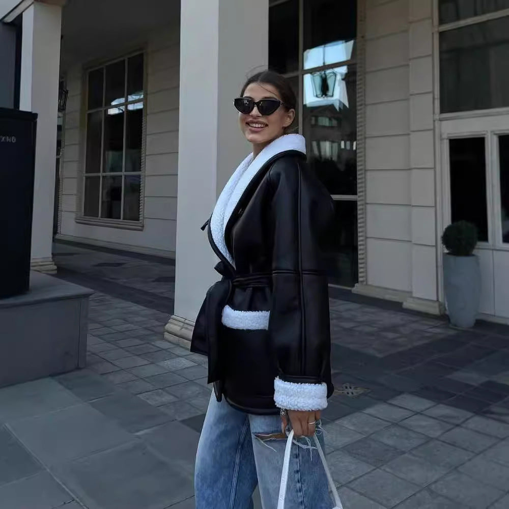Damen Oversize Jacke mit hochwertiger Innenausstattung Drune