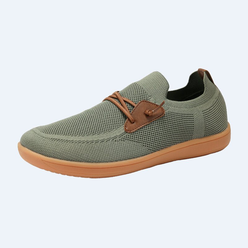 Herren nan atmungsaktiver Strick-Schlupfsneaker mit elastischem Einstieg und dämpfender Leichtsohle Drune