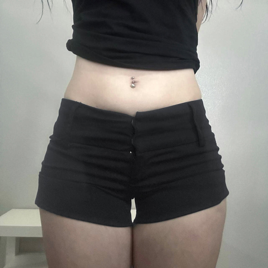 Damen elegante Tailored Shorts Drune
