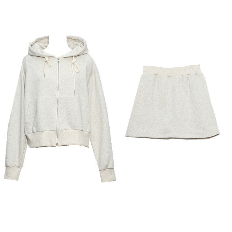 Damen lässige Sweatjacke mit durchgehendem Reißverschluss Drune