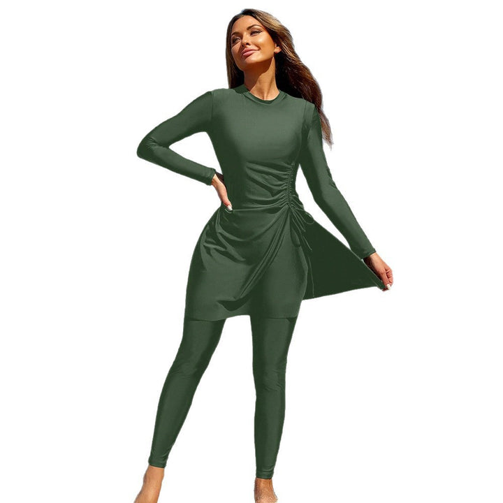 Damen Sportliches Strandoutfit mit modischem Wickel-Design Drune