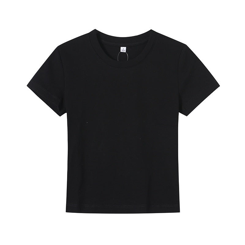 Damen Basic T-Shirt mit Rundhalsausschnitt und atmungsaktivem Material Drune
