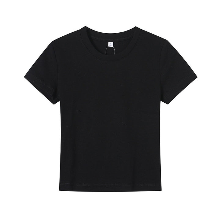Damen Basic T-Shirt mit Rundhalsausschnitt und atmungsaktivem Material Drune