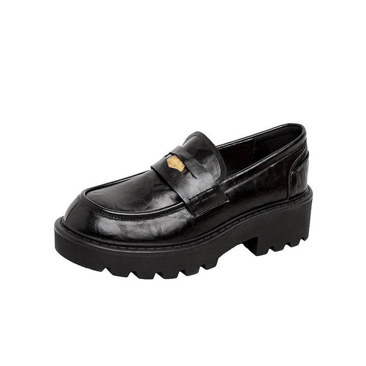 Damen Chunky Loafer-Schuhe mit markanter Sohle Drune