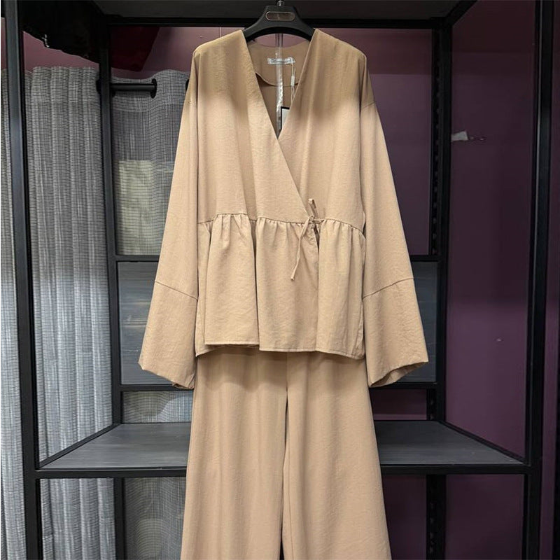 Damen Leichtes Loungewear-Set mit lockerer Passform Drune