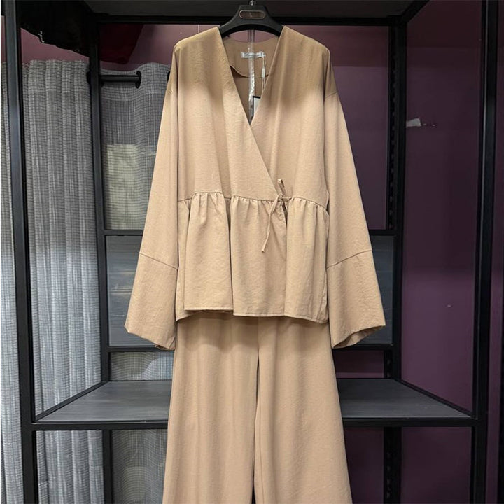 Damen Leichtes Loungewear-Set mit lockerer Passform Drune