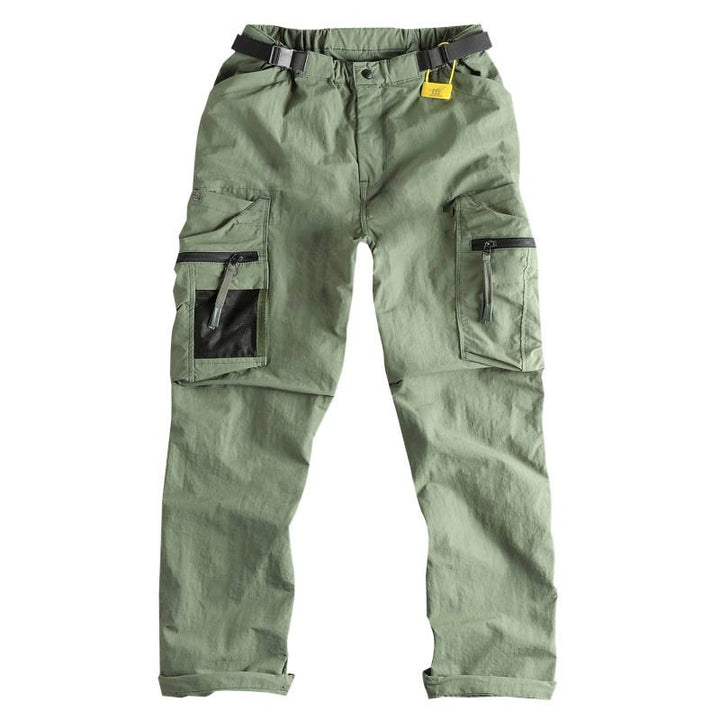 Herren Cargo-Hose mit multifunktionalen Taschen und verstellbarem Bund Drune