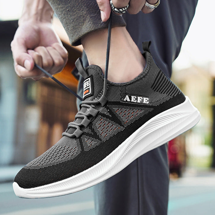 Herren Atmungsaktive Sport-Sneaker mit elastischem Schnürsystem Drune