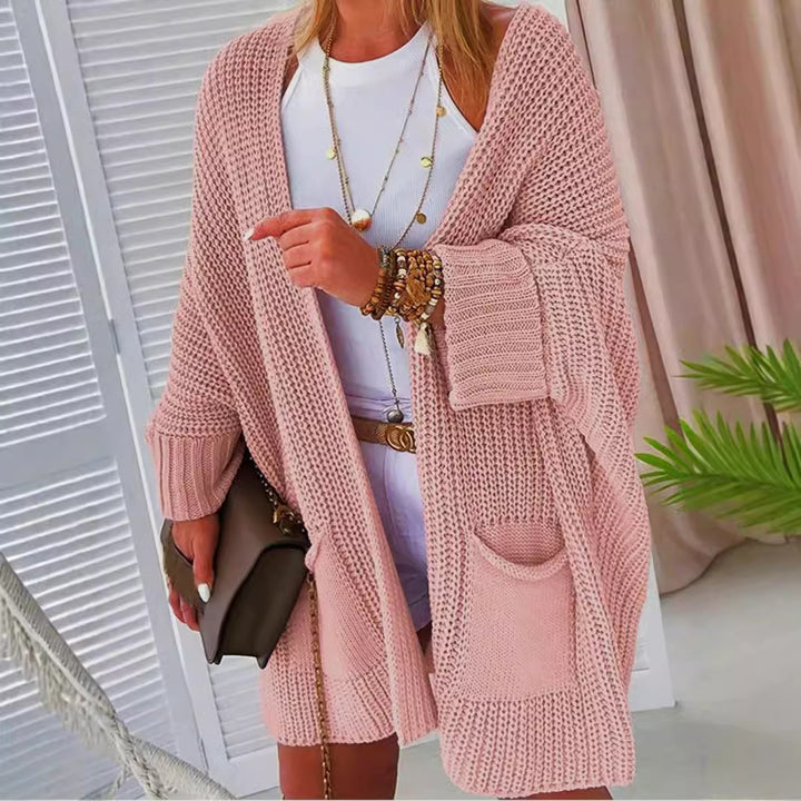 Damen Grober Strick-Cardigan Drune