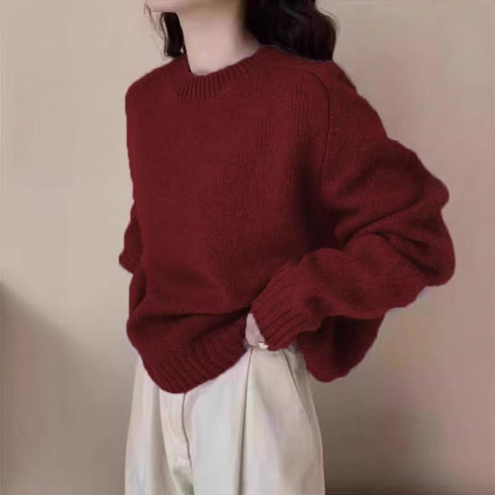 Damen Kuscheliger Oversized-Pullover Drune