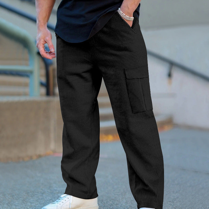 Herren Cargo-Jogginghose mit praktischen Seitentaschen und elastischem Bund Drune