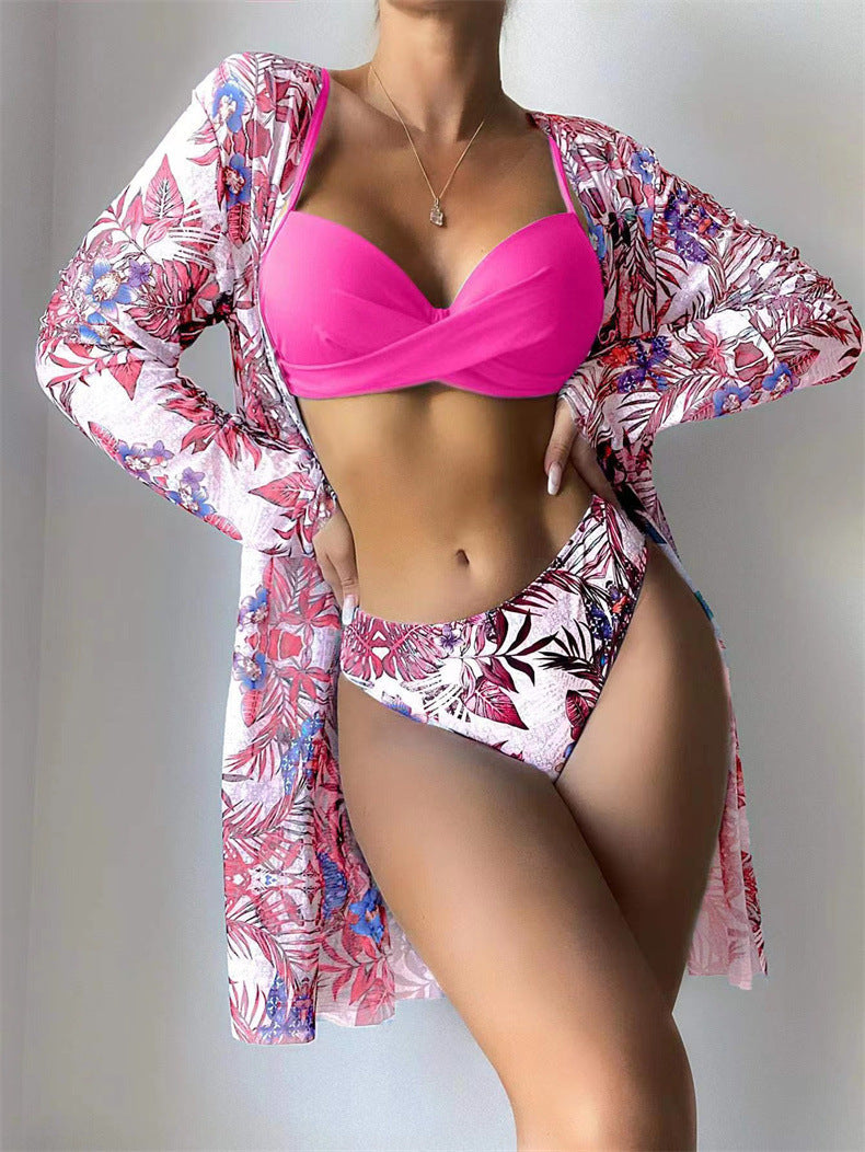 Damen Strandüberwurf-Set mit stylischem Druck Drune