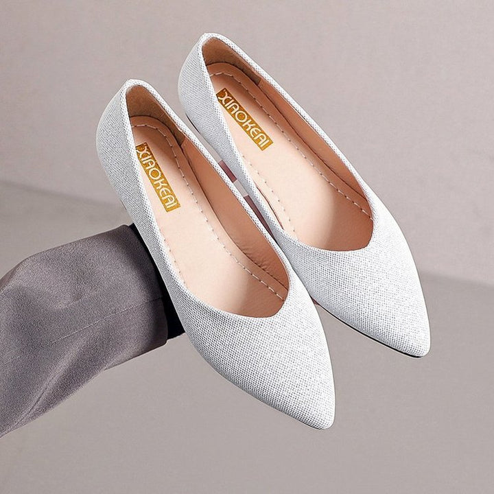 Damen elegante Ballerinas mit schickem Obermaterial und komfortabler Sohle Drune