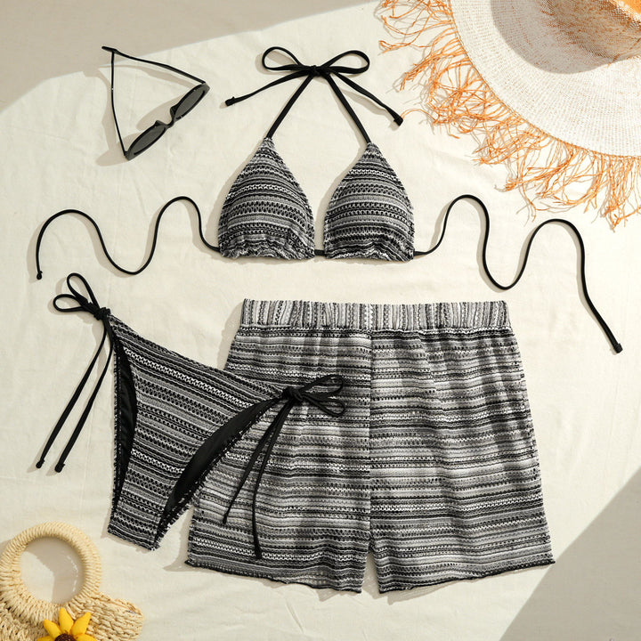Damen Bikini-Set mit verspielten Schnürdetails Drune
