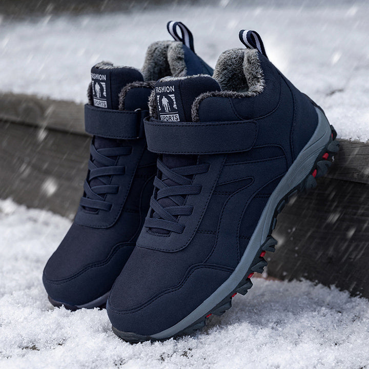 Damen isolierte Wanderschuhe mit rutschfester Sohle und praktischer Klettverschlusslösung Drune