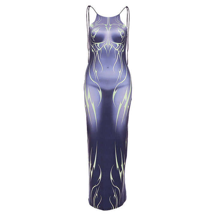 Damen Maxi-Kleid mit verführerischem Körperbetonenden Design Drune