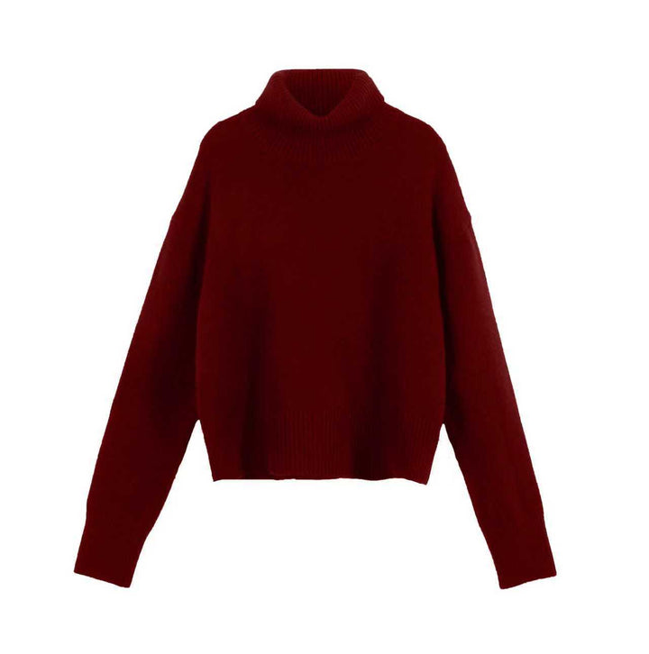 Damen kuscheliger Rollkragenpullover Drune