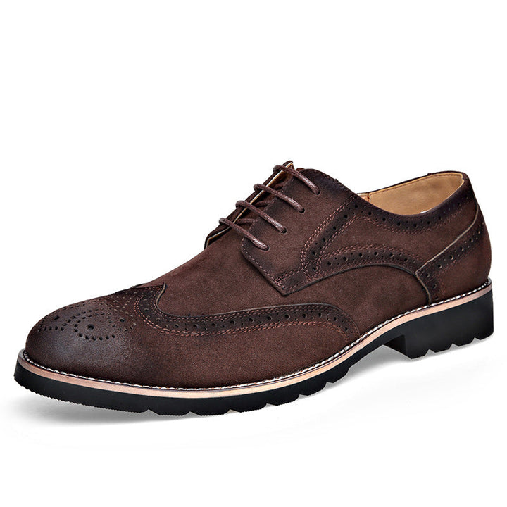 Herren Elegante und modische Brogueschuhe mit weichem Obermaterial Drune