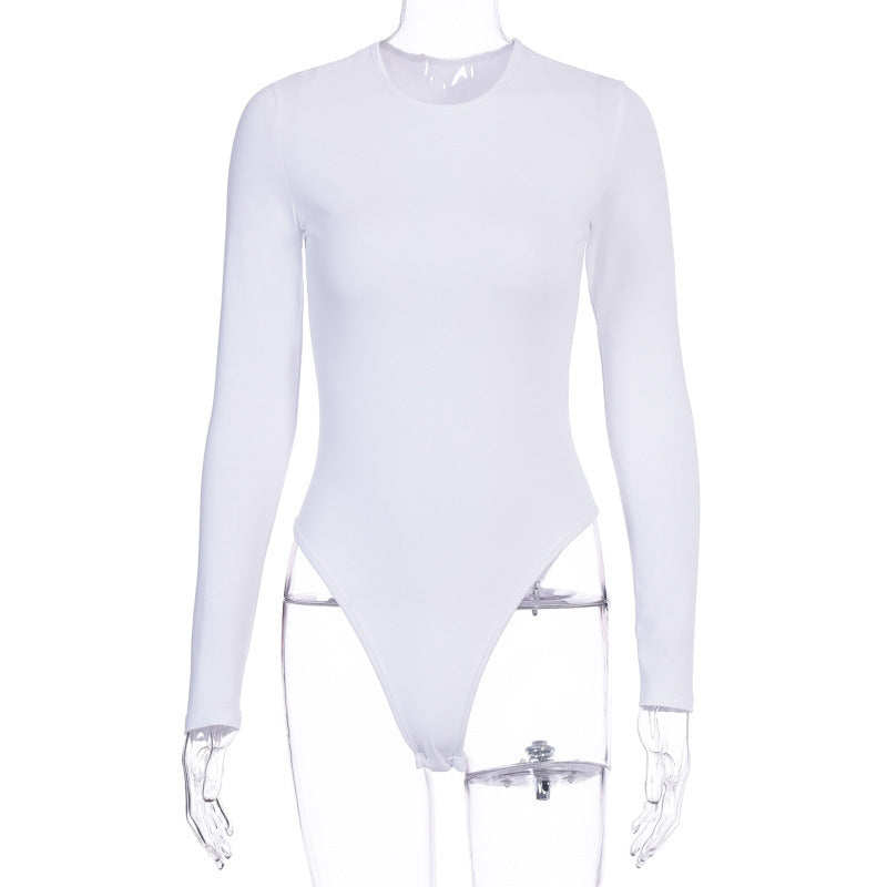 Damen Langarmbody mit elegantem Schnitt Drune
