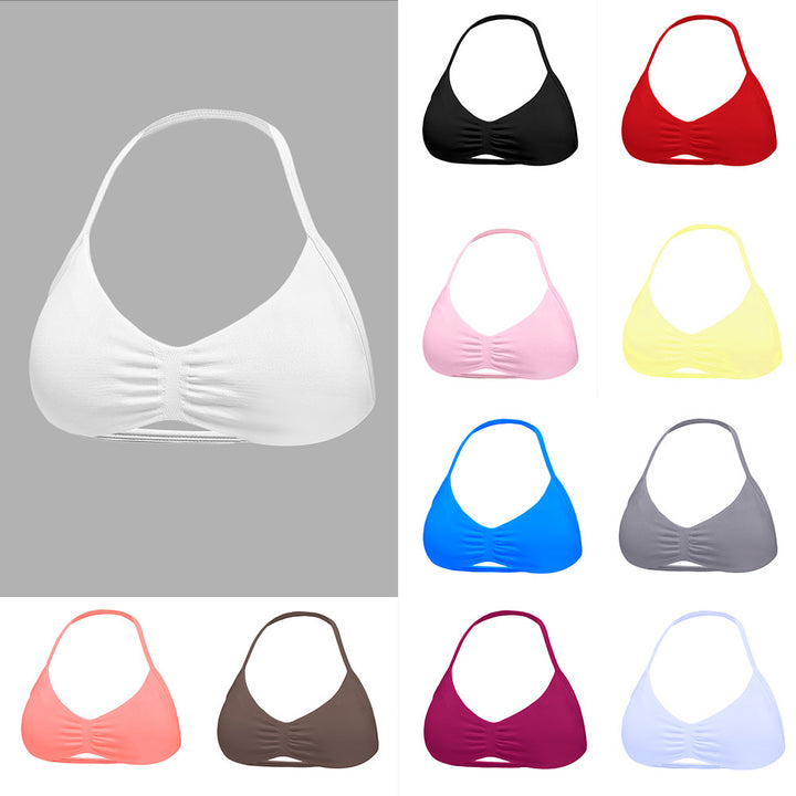 Damen Sport-Bikini-Oberteil mit raffiniertem Rüschen-Design Drune
