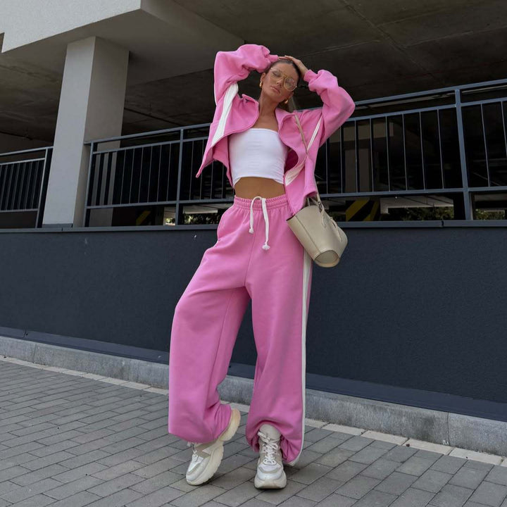 Damen sportlicher Windbreaker mit elastischen Bündchen und reflektierenden Details Drune