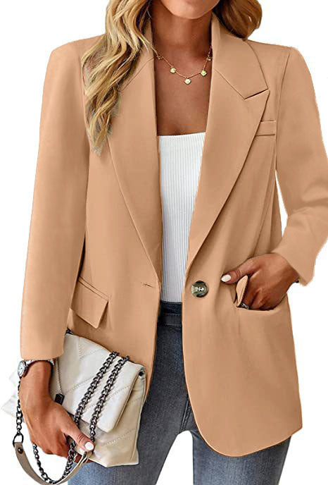 Damen eleganter Oversize-Blazer Drune