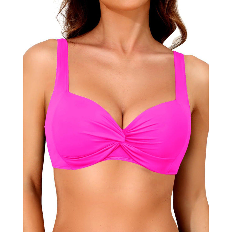 Damen Sportliches Bikinioberteil mit modischem Twist-Design Drune