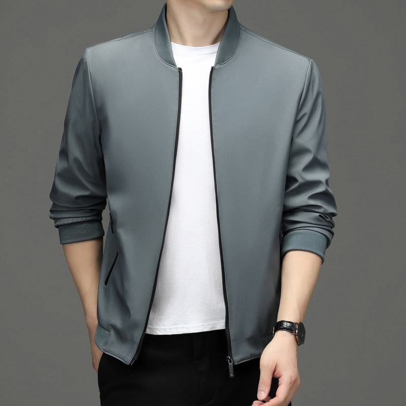 Herren sportliche Blousonjacke mit modernem Schnitt und funktionalen Details Drune