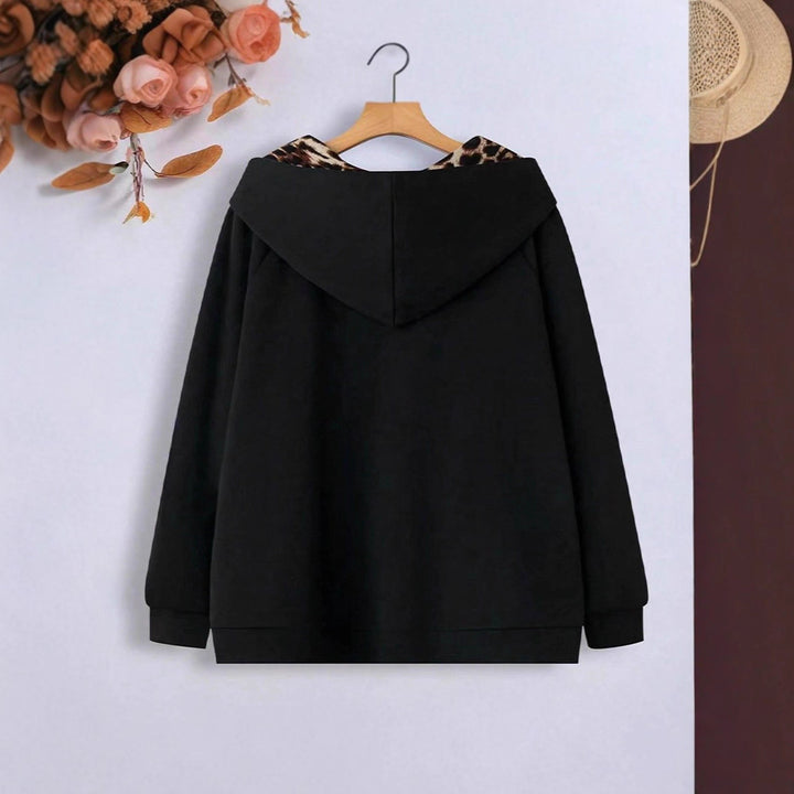 Damen kuschelige Fleecejacke mit tierischem Innenfutter Drune