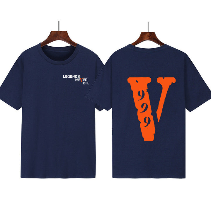 Damen Grafik T-Shirt mit originellem Schriftzug und kreativem Design Drune