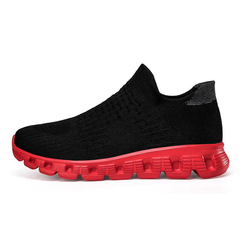Damen Atmungsaktive Slip-On Sneakers mit dämpfender Sohle Drune